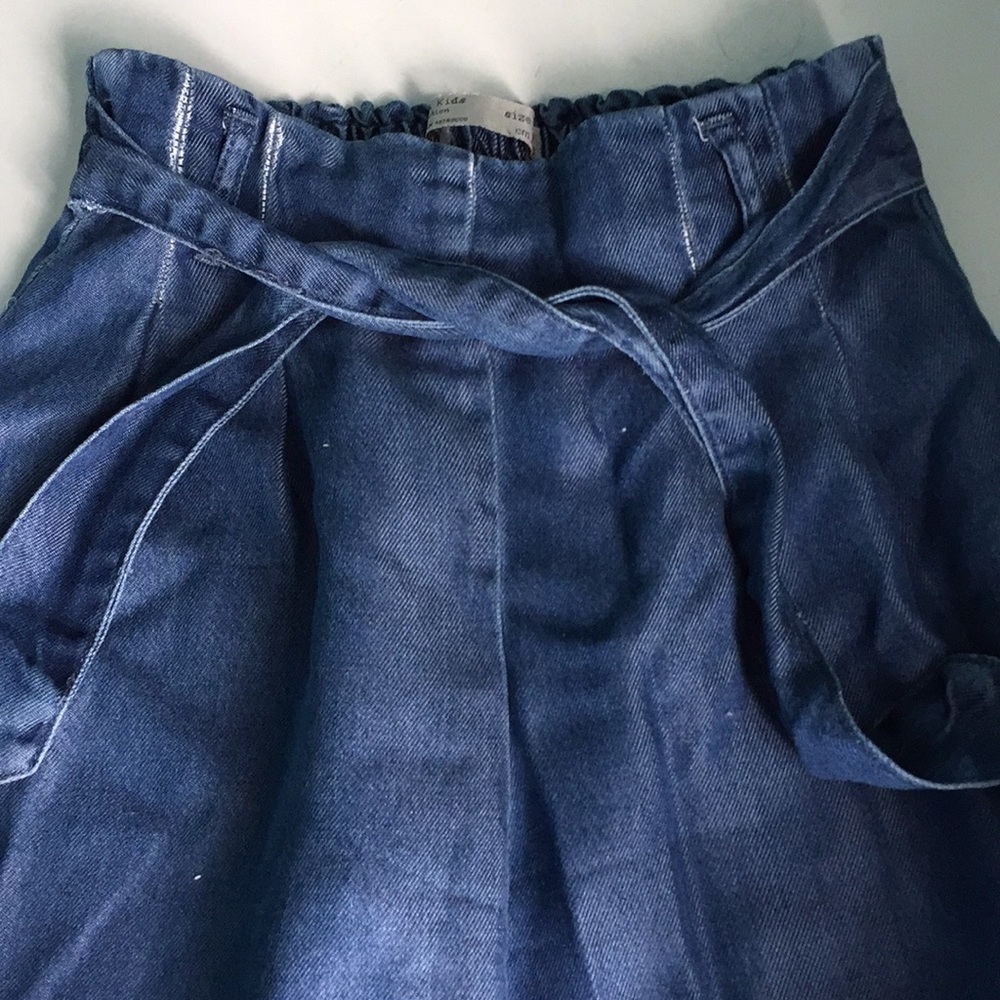 Wide leg girls pants